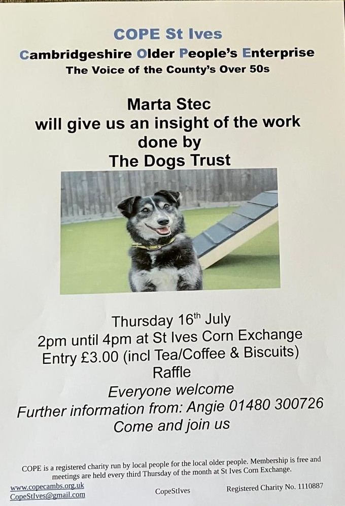 COPE Dogs Trust 1